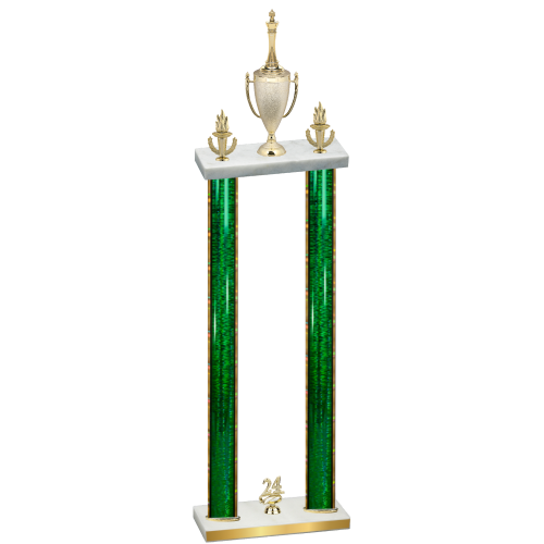 Double Green Glacier Year Chess Trophy