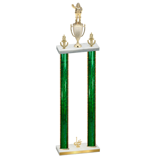 Double Green Glacier First Place Holiday Trophy
