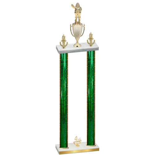 Double Green Glacier Fourth Place Holiday Trophy