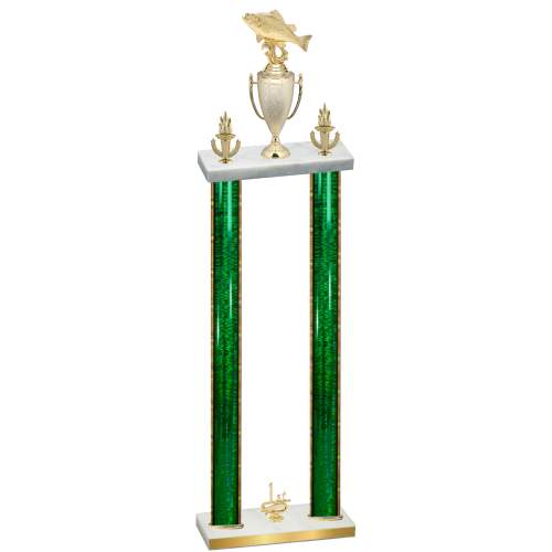 Double Green Glacier First Place Fishing Trophy