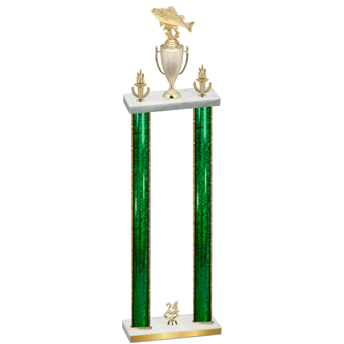 Double Green Glacier Year Fishing Trophy