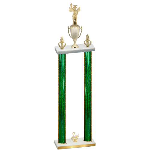 Double Green Glacier Second Place Academics Trophy