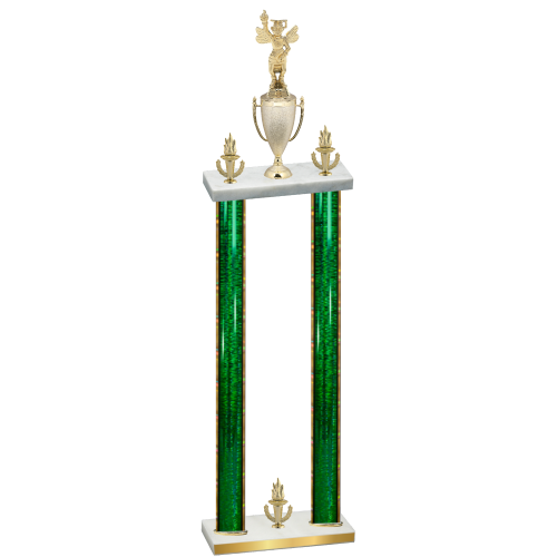 Double Green Glacier Victory Academics Trophy