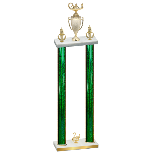 Double Green Glacier Second Place Academics Trophy
