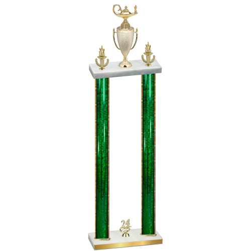 Double Green Glacier Year Academics Trophy
