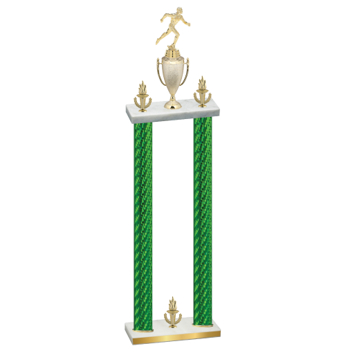 Double Green Carbon Fiber Victory Running Trophy