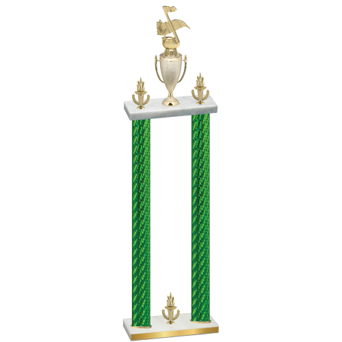 Double Green Carbon Fiber Victory Music Trophy