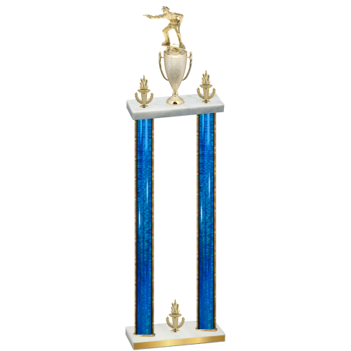 Double Blue Glacier Victory Shooter Trophy