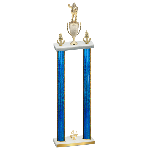 Double Blue Glacier Fourth Place Holiday Trophy