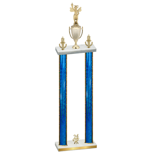 Double Blue Glacier Year Academics Trophy