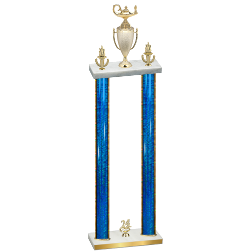 Double Blue Glacier Year Academics Trophy