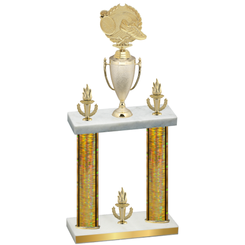 Double Gold Glacier Victory Running Trophy