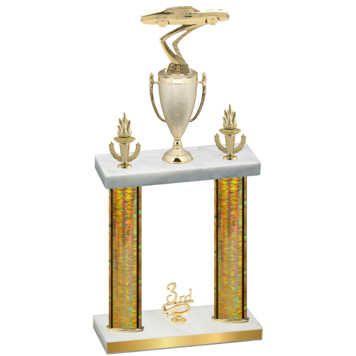 Double Gold Glacier Third Place Cars Trophy