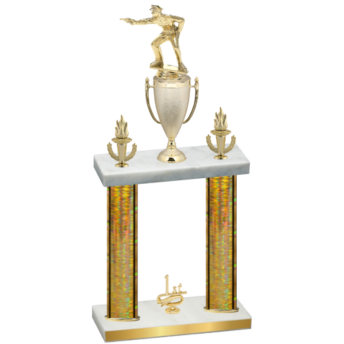 Double Gold Glacier First Place Shooter Trophy