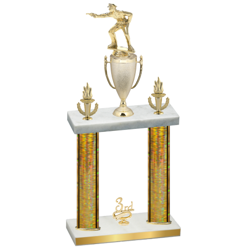Double Gold Glacier Third Place Shooter Trophy