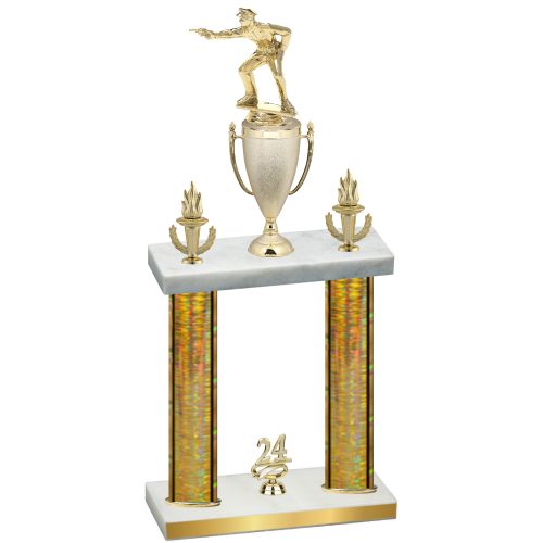Double Gold Glacier Year Shooter Trophy