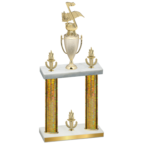 Double Gold Glacier Victory Music Trophy