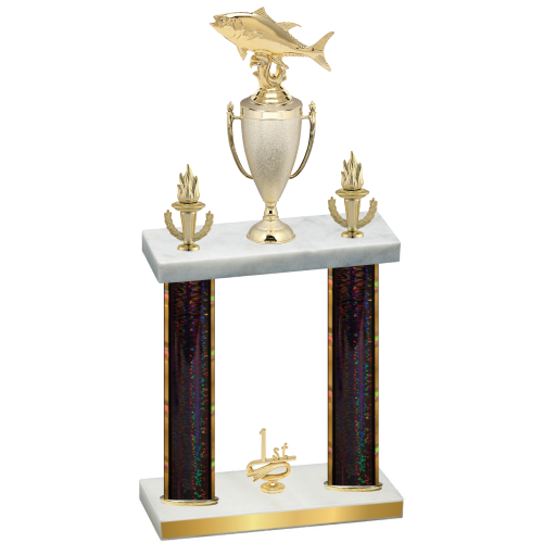 Double Black Glacier First Place Fishing Trophy