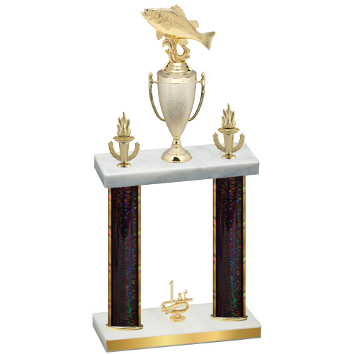 Double Black Glacier First Place Fishing Trophy
