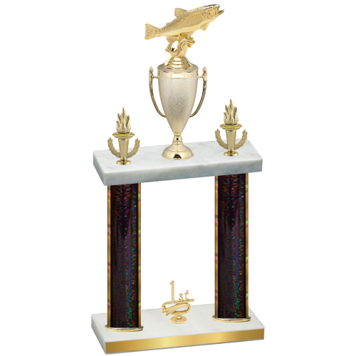 Double Black Glacier First Place Fishing Trophy