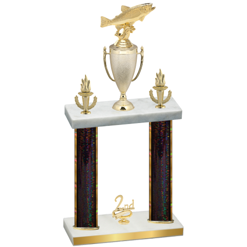 Double Black Glacier Second Place Fishing Trophy