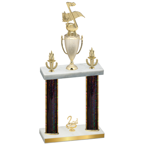 Double Black Glacier Second Place Music Trophy