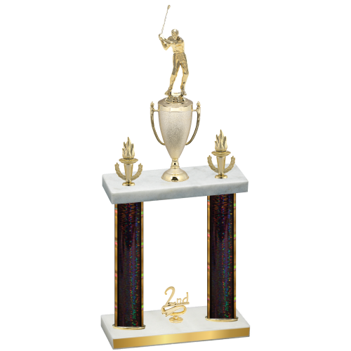 Double Black Glacier Second Place Golf Trophy