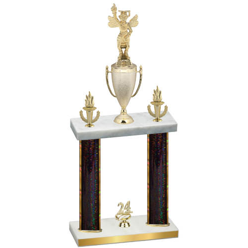 Double Black Glacier Year Academics Trophy