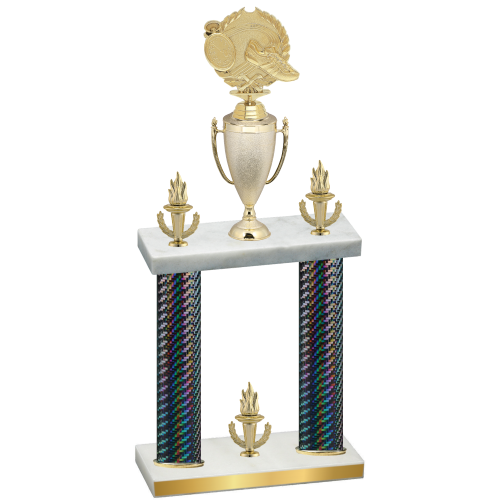 Double Black Carbon Fiber Victory Running Trophy