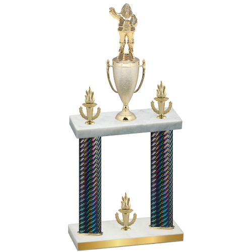 Double Black Carbon Fiber Victory Holiday Trophy