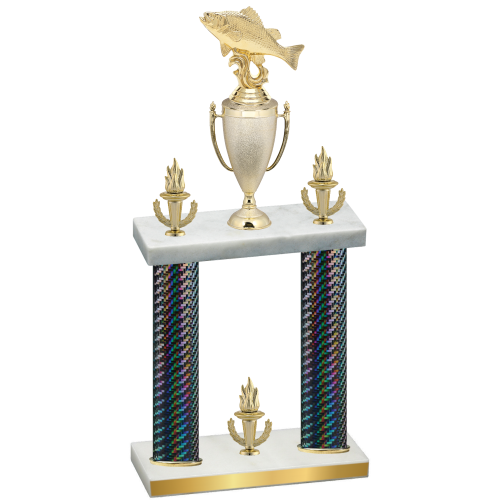 Double Black Carbon Fiber Victory Fishing Trophy