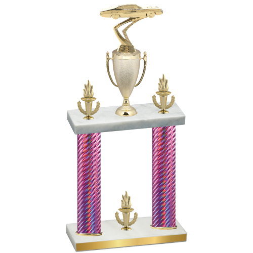 Double Pink Carbon Fiber Victory Cars Trophy