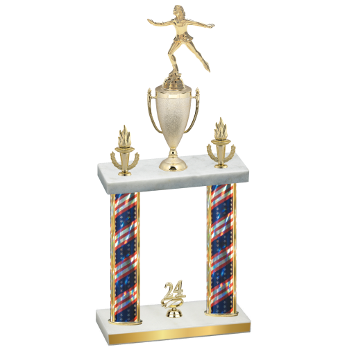 Double Flag USA Year Skater Trophy