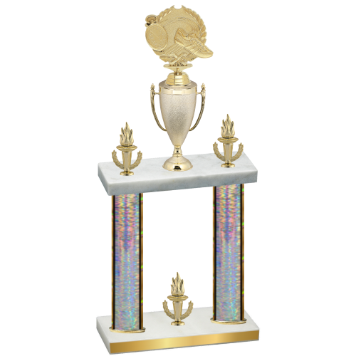 Double Silver Glacier Victory Running Trophy
