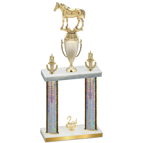 Double Silver Glacier Second Place Horses Trophy
