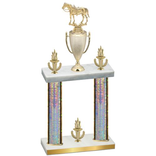 Double Silver Glacier Victory Horses Trophy