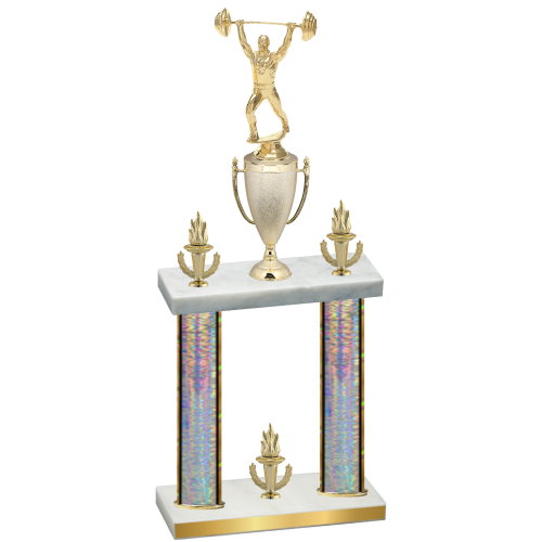 Double Silver Glacier Victory Weights Trophy