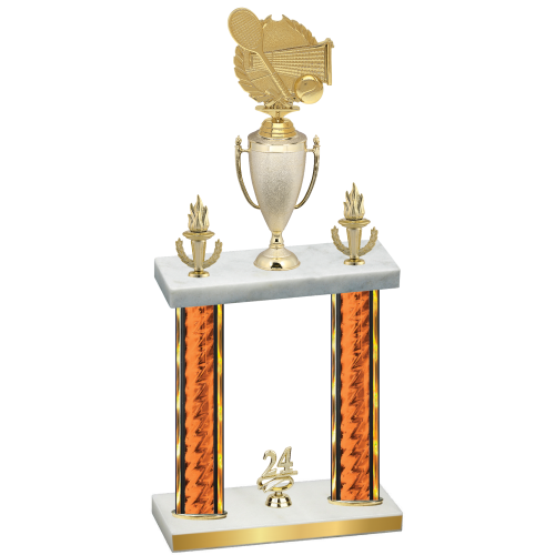 Double Orange Glacier Year Tennis Trophy