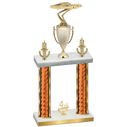 Double Orange Glacier Fourth Place Cars Trophy