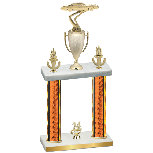 Double Orange Glacier Year Cars Trophy
