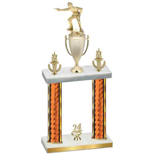 Double Orange Glacier Year Shooter Trophy