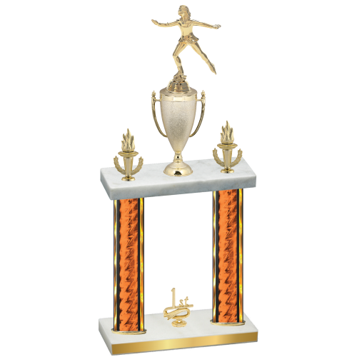 Double Orange Glacier First Place Skater Trophy