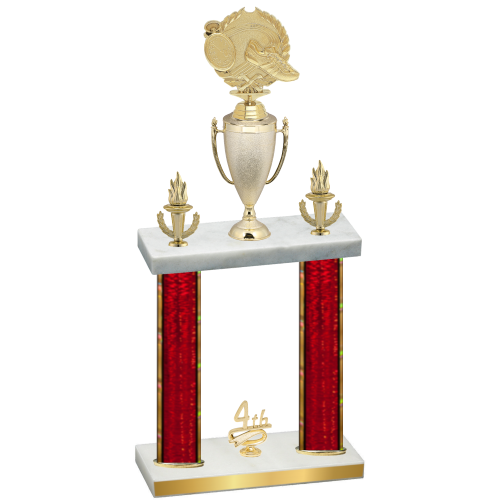 Double Red Glacier Fourth Place Running Trophy