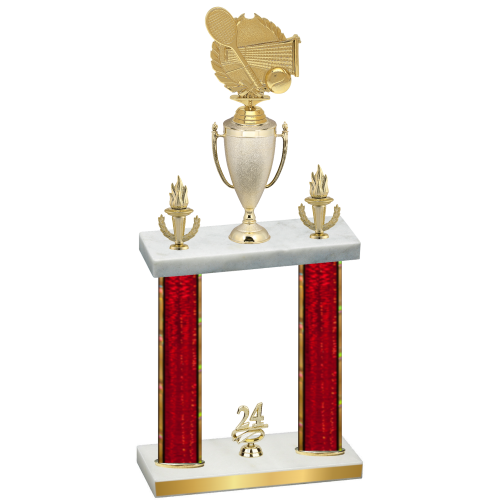 Double Red Glacier Year Tennis Trophy