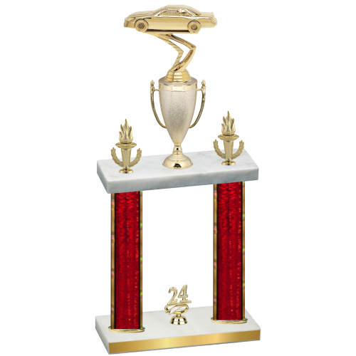Double Red Glacier Year Cars Trophy