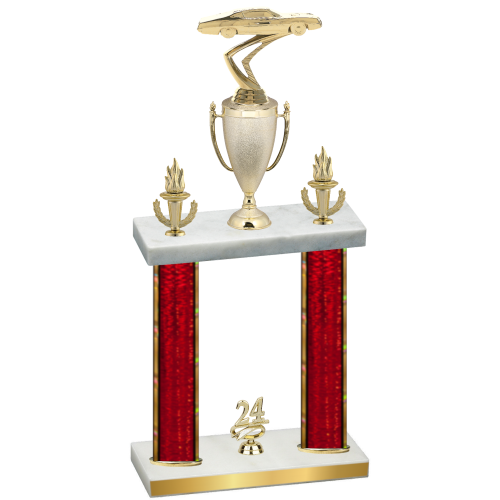 Double Red Glacier Year Cars Trophy