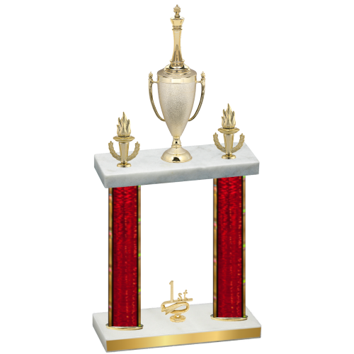 Double Red Glacier First Place Chess Trophy