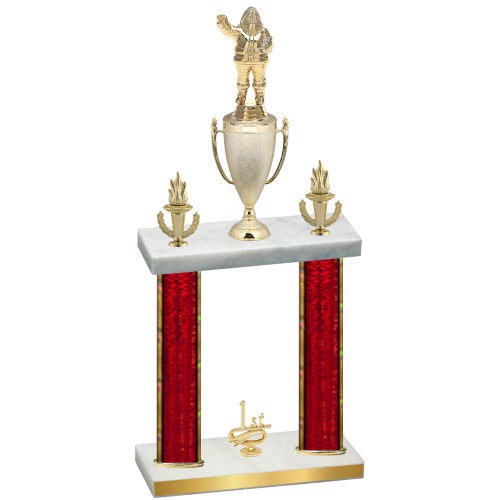 Double Red Glacier First Place Holiday Trophy