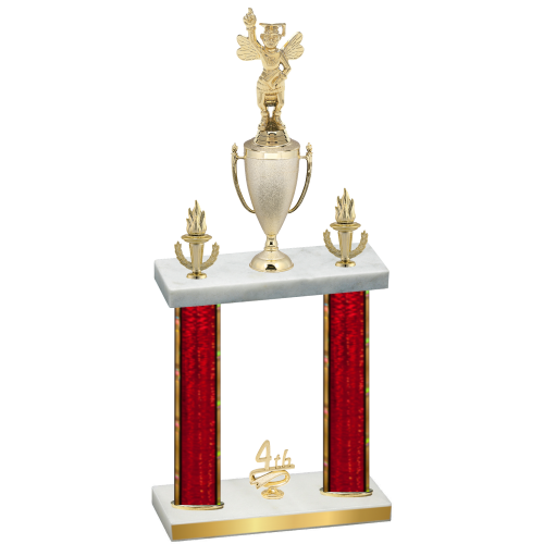 Double Red Glacier Fourth Place Academics Trophy