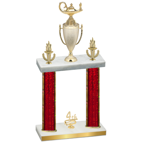 Double Red Glacier Fourth Place Academics Trophy